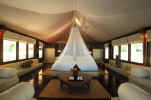 Amanwana - Interior view of a guest tent