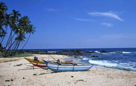 Amanwella - White sandy beach