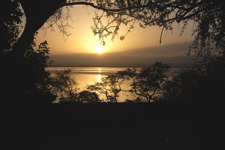 Sunset over Lake Baringo