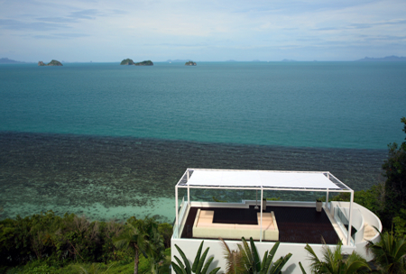 Les eaux turquoises du Golfe du Siam