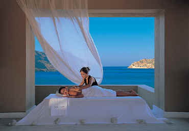 Massage relaxant  l'Elounda Spa & Thalassotherapy