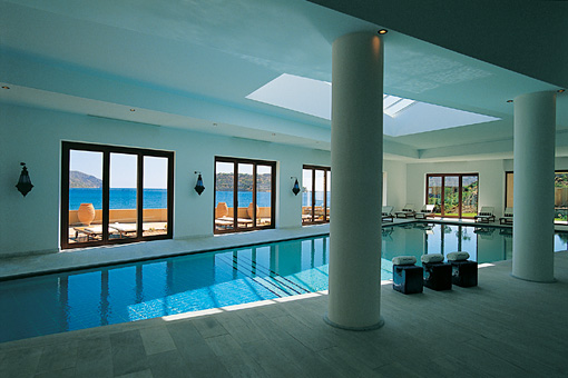 One of The Elounda Spa & Thalassotherapy swimming pool