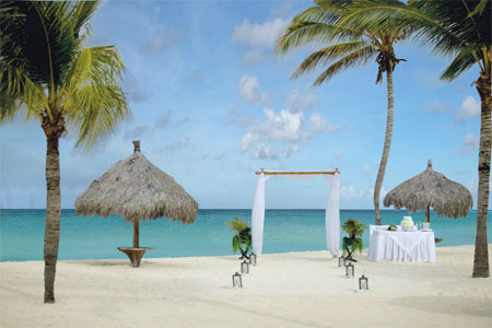 Wedding venue on the beach