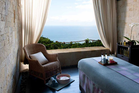 One of the Spa treatment rooms