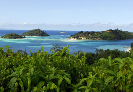 Cerf Island Resort - Vue sur l'ocan