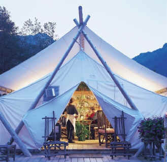Clayoquot Wilderness Resorts - Dinner tent