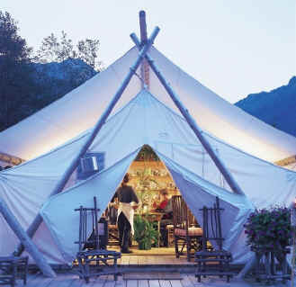 Clayoquot Wilderness Resorts - Tente-restaurant