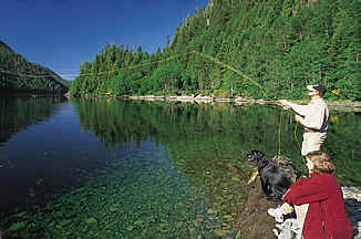 Clayoquot Wilderness Resorts - Lake fishing