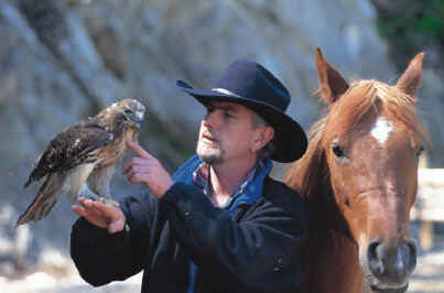 Clayoquot Wilderness Resorts - Faucon et cheval