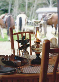 Clayoquot Wilderness Resorts - Post ride lunch