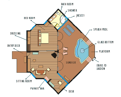 Lagoon Palace Suite floor plan