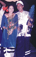 Wedding ceremony in Maldivian dress