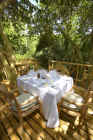 Fregate Island Private - Dining on the Tree house terrace