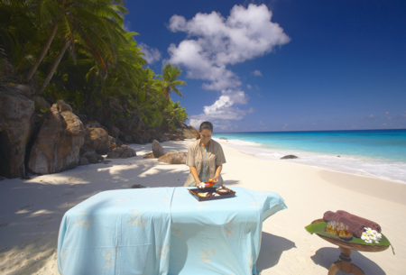 Spa treatment at the beach