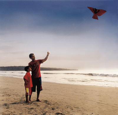 the gangsa - Plaything kite on the beach