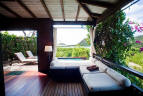 Hermitage Bay, Antigua - Hillside Suite private terrace with plunge pool