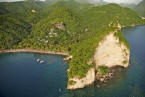 Jade Mountain, St. Lucia - Aerial view of the property