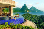 Jade Mountain, Ste. Lucie - Private infinity-edge pool in the sanctuaries