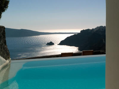 Perivolas Traditional Houses - Vue sur la caldera de Santorin