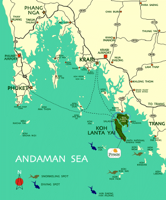 Pimlai Resort & Spa - Location map