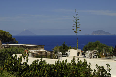 Panoramic Mediterranean Sea view from the hotel