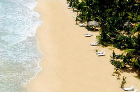 Plage prive isole du Sivory Punta Cana