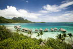 Sofitel Bora Bora Private Island - Resort view from Mont Uuta