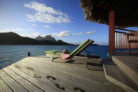 Mt Otemanu view from your private terrace