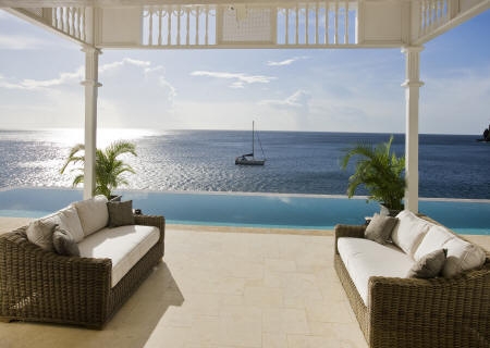 Sugar Beach, A Viceroy Resort - Stunning sea view from the resort