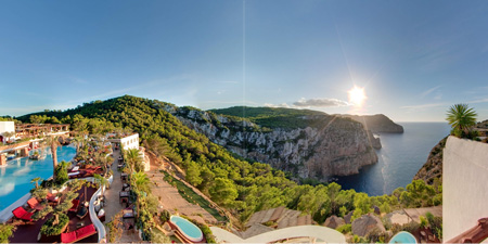 Hotel Hacienda Na Xamena - Vue de l'htel la nuit