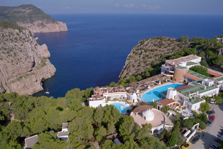 Hotel aerial view