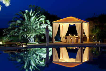 Yria Hotel Resort - Dîner privatif au bord de la piscine