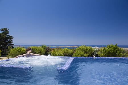 Yria Hotel Resort - Island view from Paros