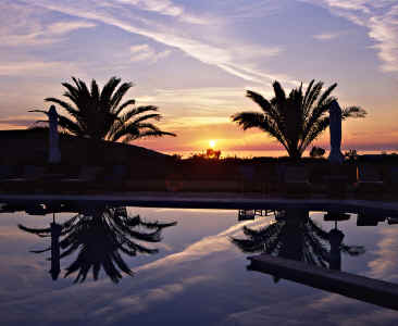 Yria Hotel Resort - Coucher de soleil sur la mer Ege