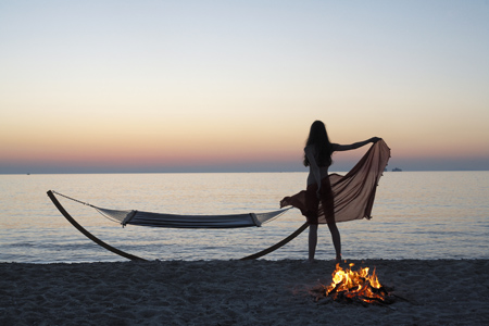 Moment de srenit sur la plage